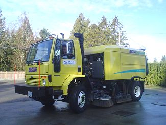 Power Sweeping for Parking lots and underground garages